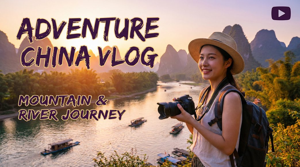 清纯反差旅行VLOG视频